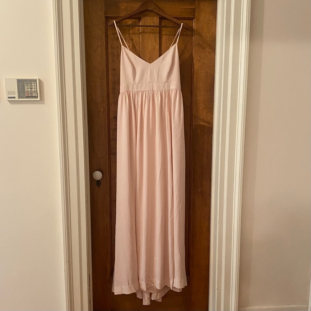 NWT J. Crew long draped spaghetti strap maxi dress
